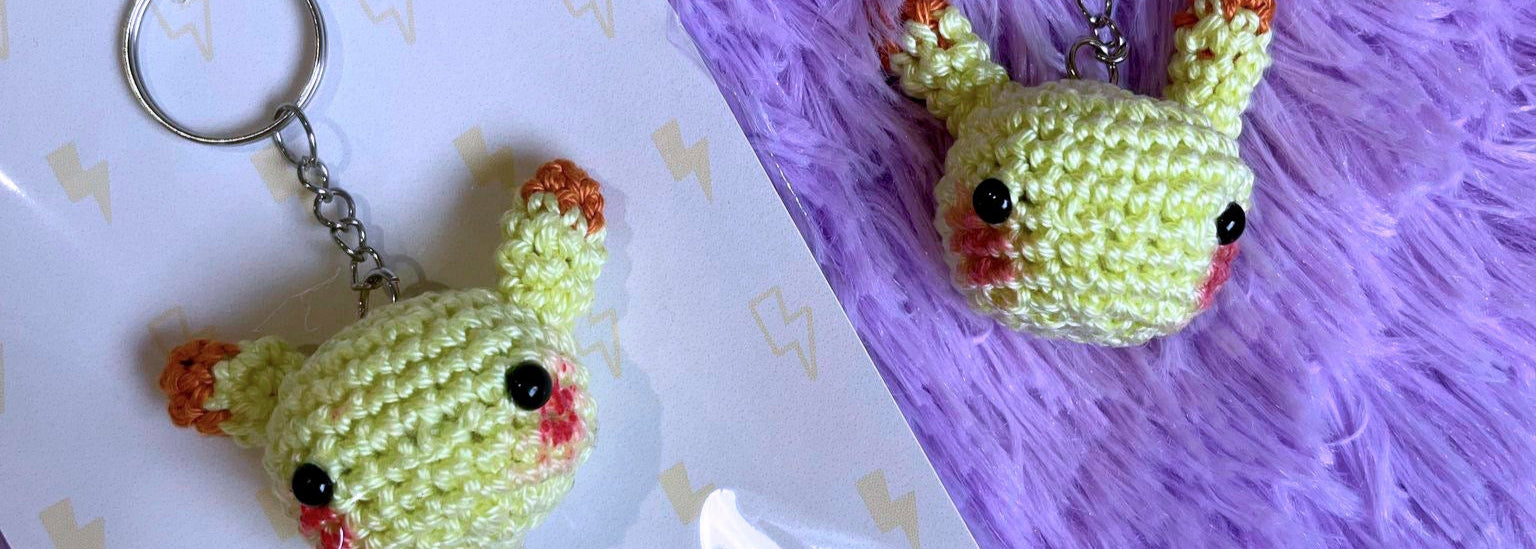 Pikachu Llavero Amigurumi