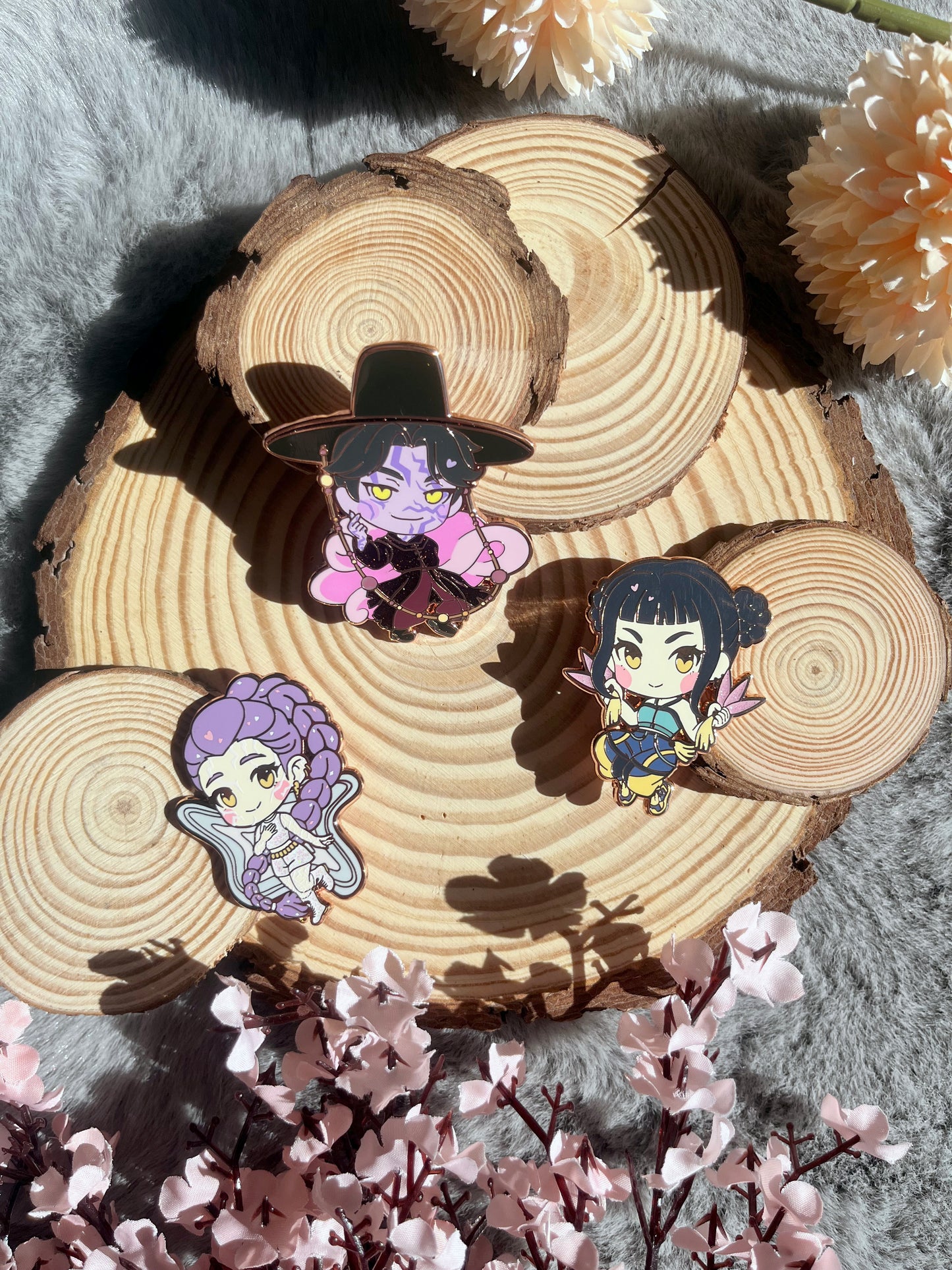 K-Pop Demon Hunters Enamel Pines