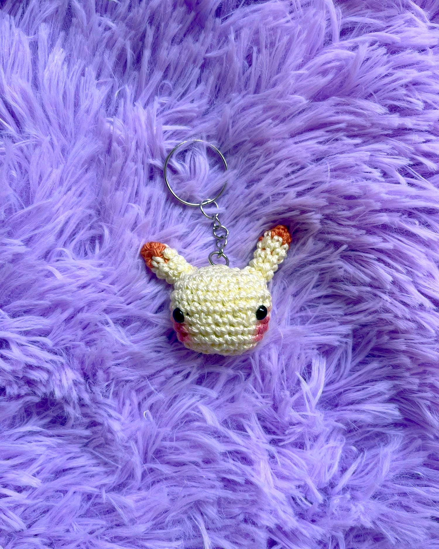 Amigurumi Pikachu Llavero