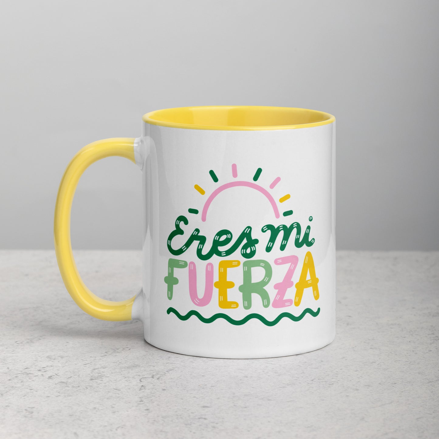 Taza de Café Frase "Eres Mi Fuerza"