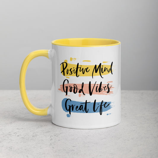 Taza de Café Frase "Positive Mind"