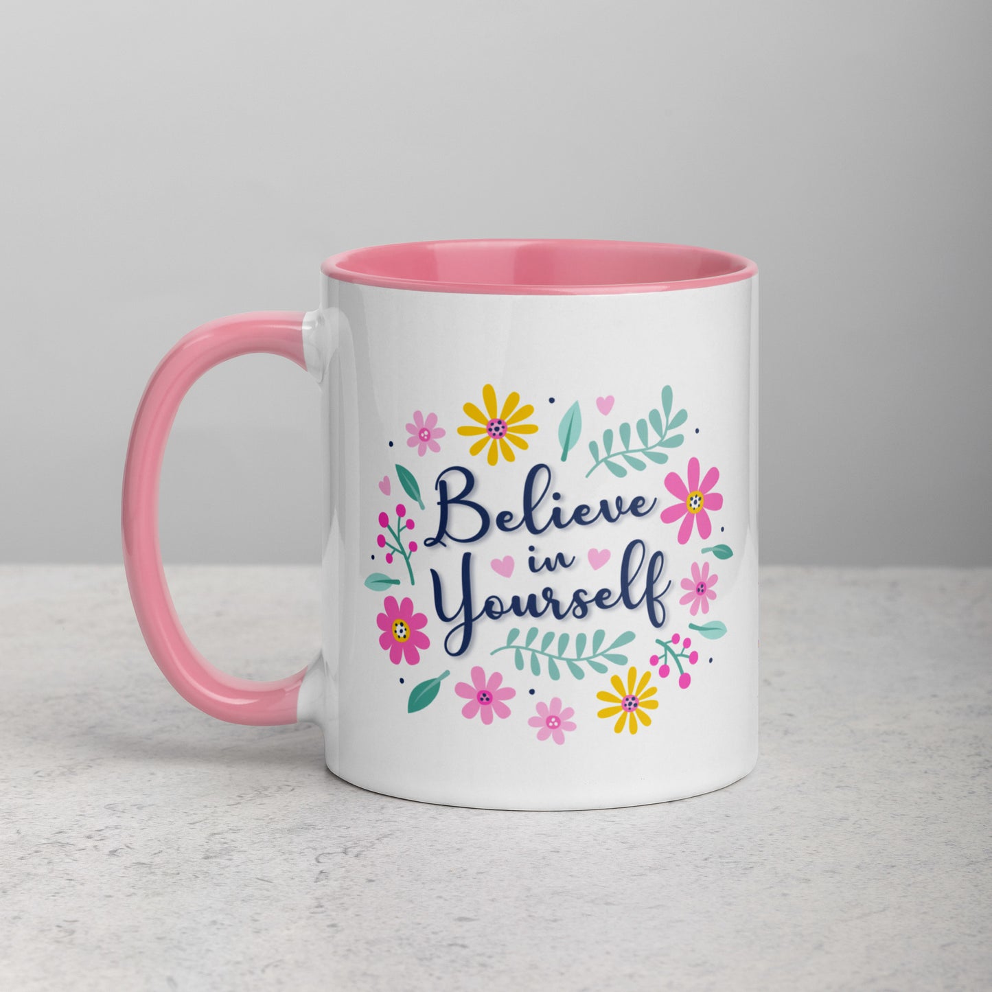 Taza de Café Frase "Believe In Yourself"