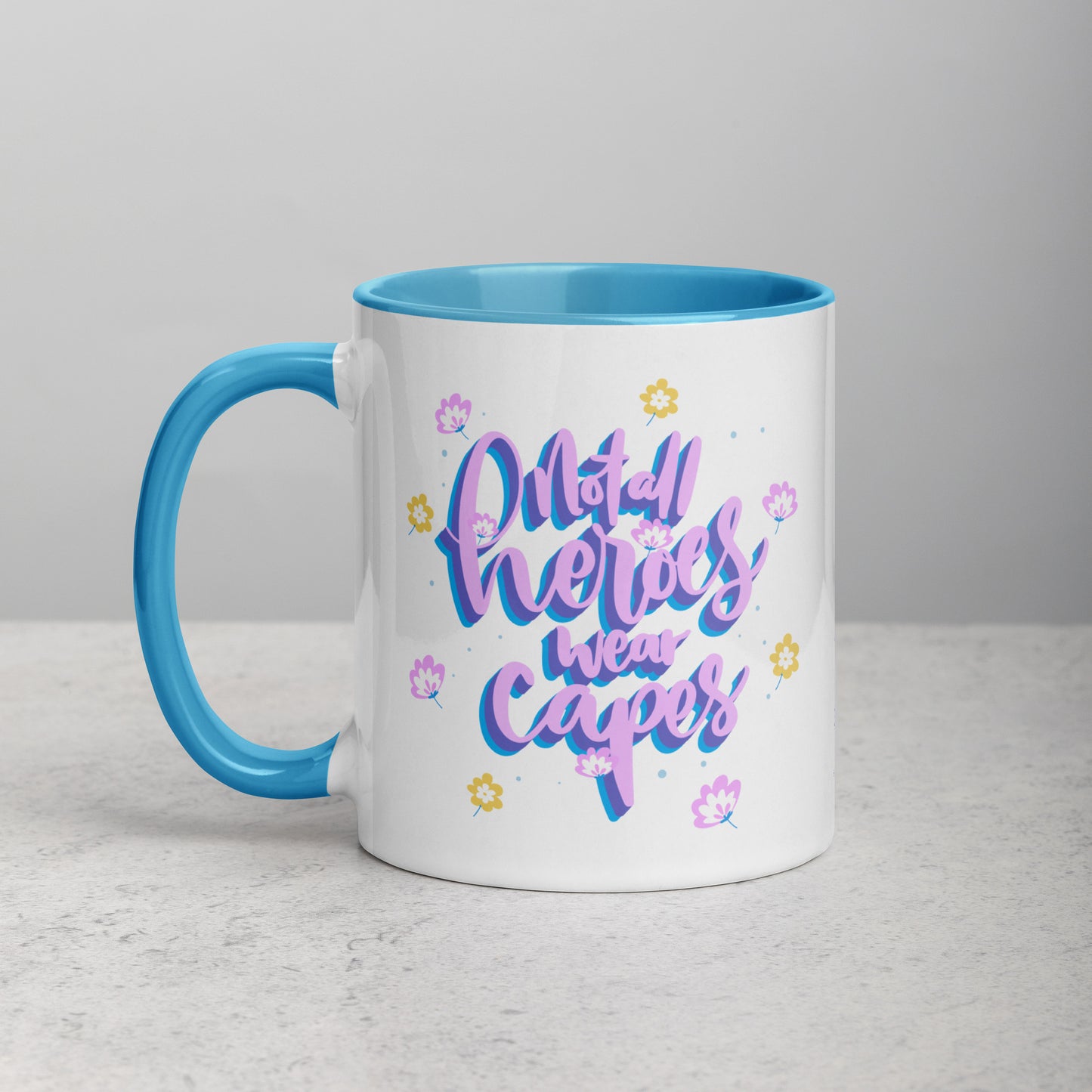 Taza de Café Frase "Not All Heroes Wear Capes"