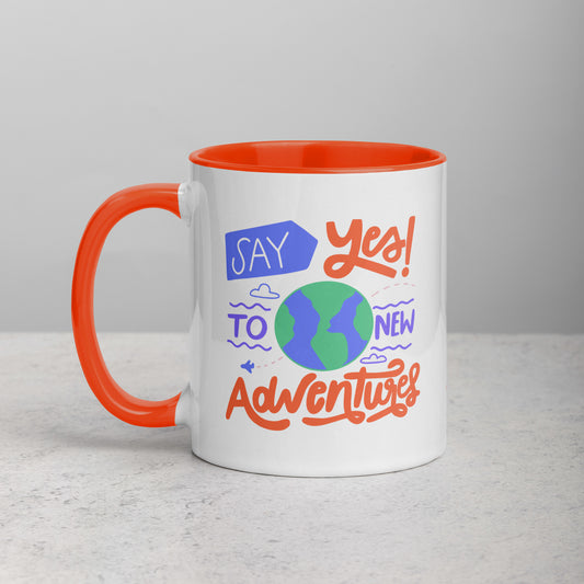 Taza de Café Frase "Say Yes To New Adventures"