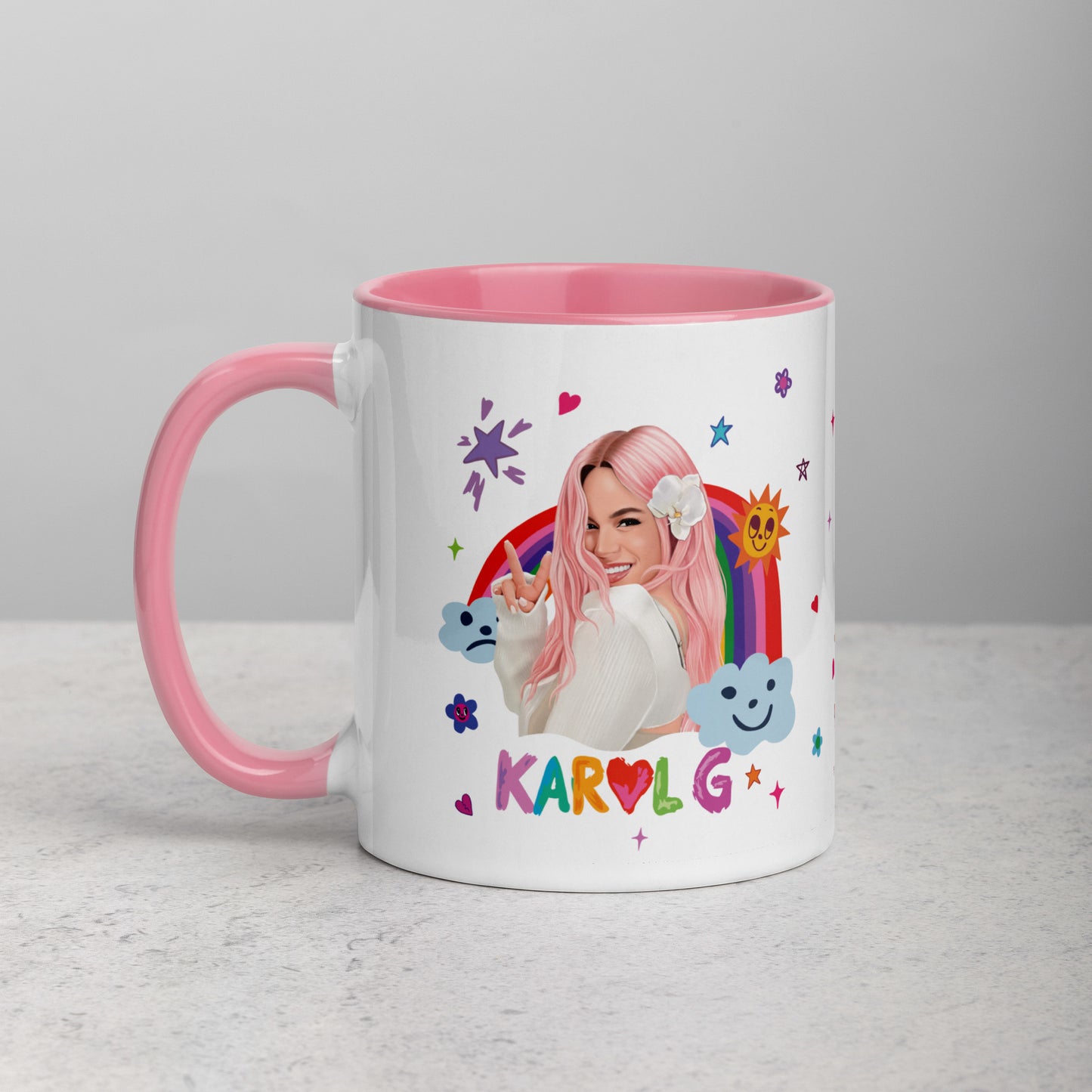 Taza KAROL G con Frase Personalizada