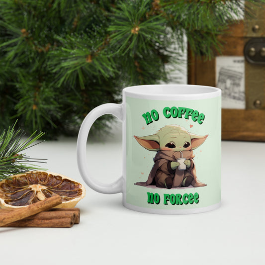 Taza Baby Yoda "No Coffee No Workee"